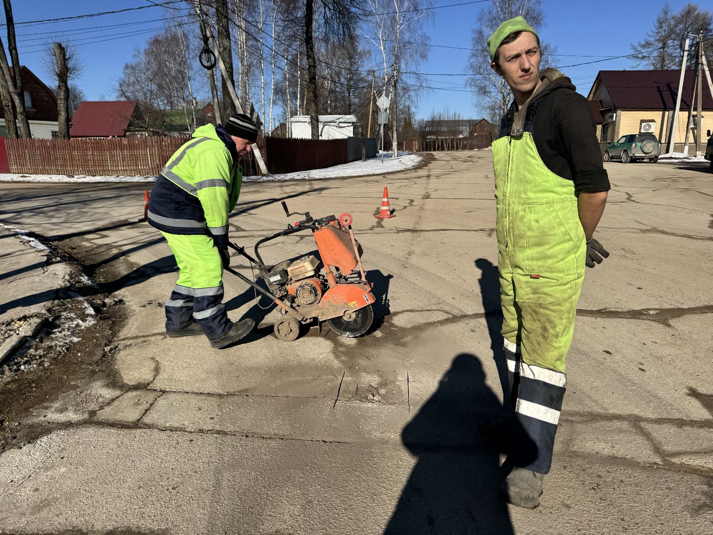 шаховская, дорожные работы, ямочный ремонт,