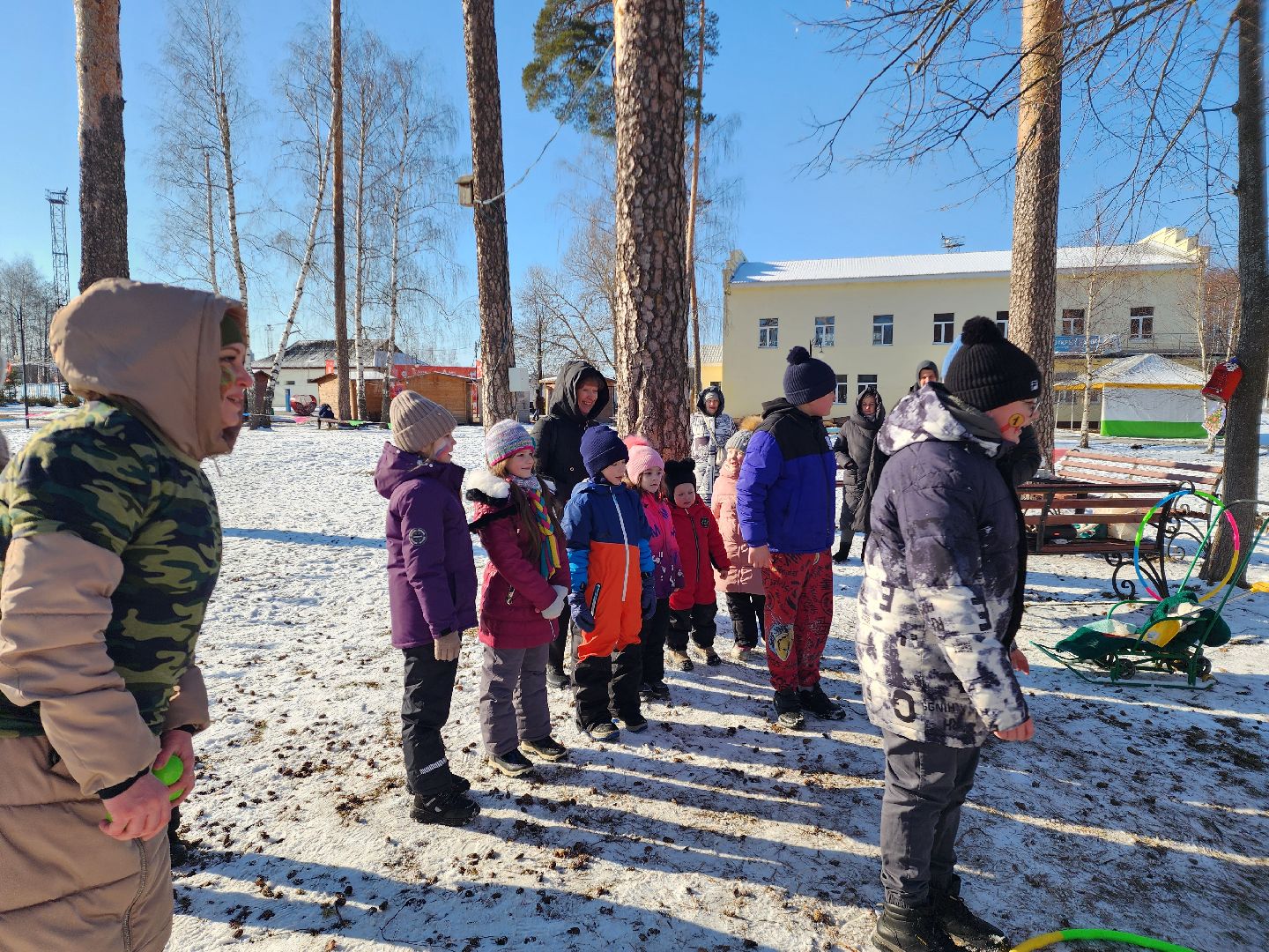 23 февраля, день защитника отечества, шатура, шатурский парк, дети,