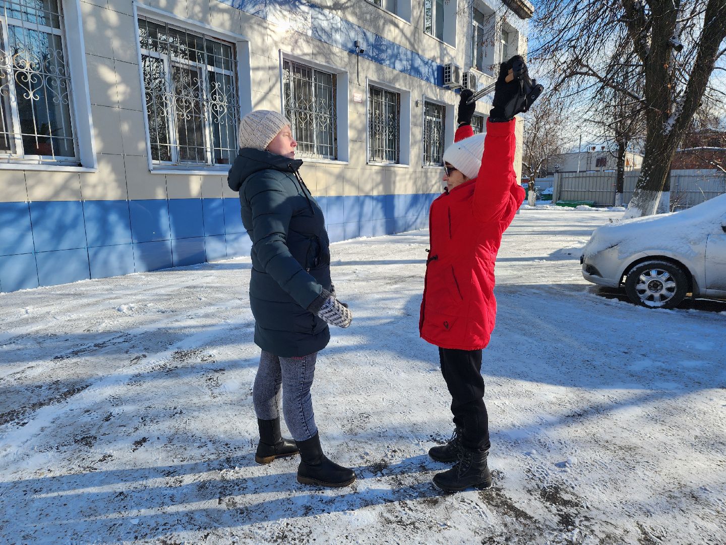 серпухов, центр социального обслуживания и реабилитации Серпуховский, улица лермонтова, скандинавская ходьба, незрячие инвалиды,