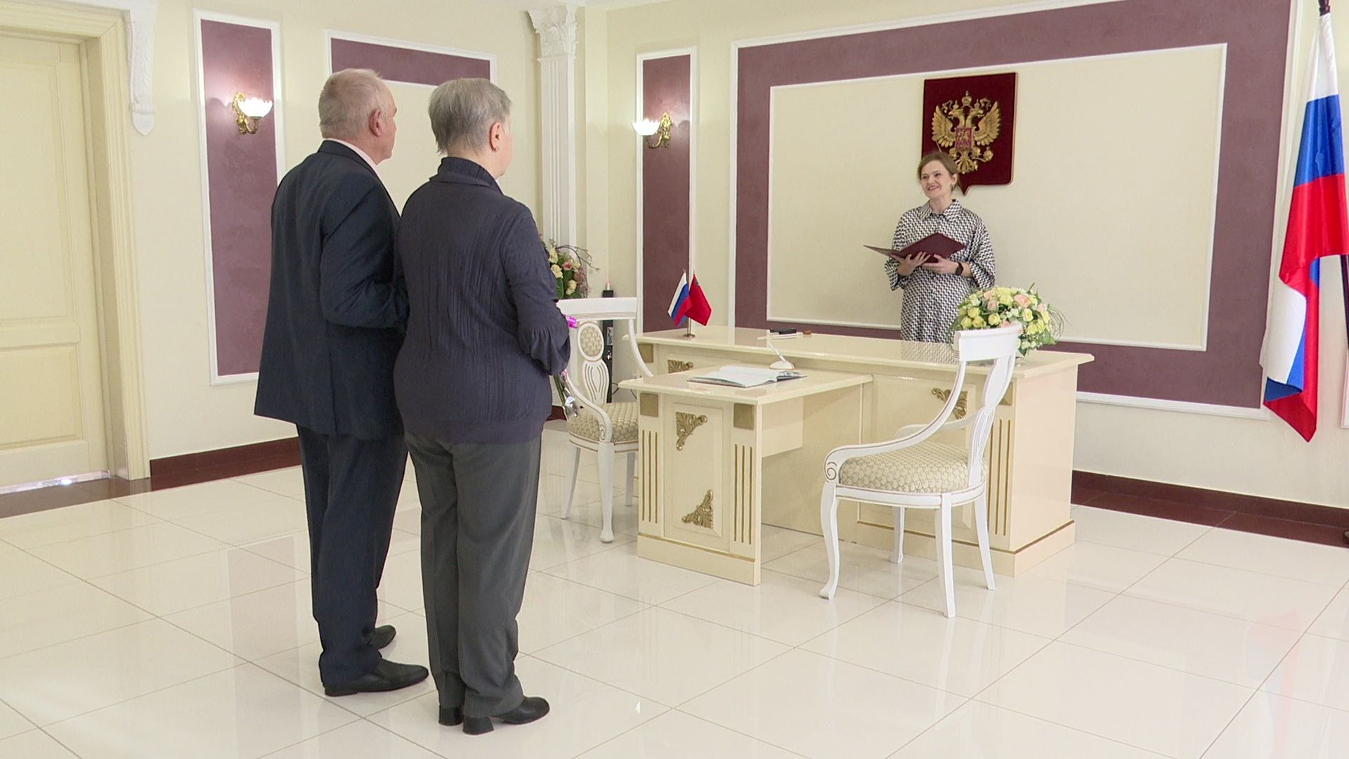 реутов, вертикалки, загс, 50 лет супружеской жизни, золотая свадьба,