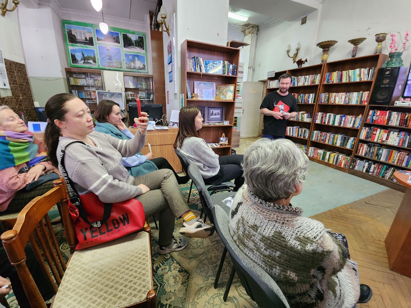 фрязино, лекция в библиотеке, фотографы,