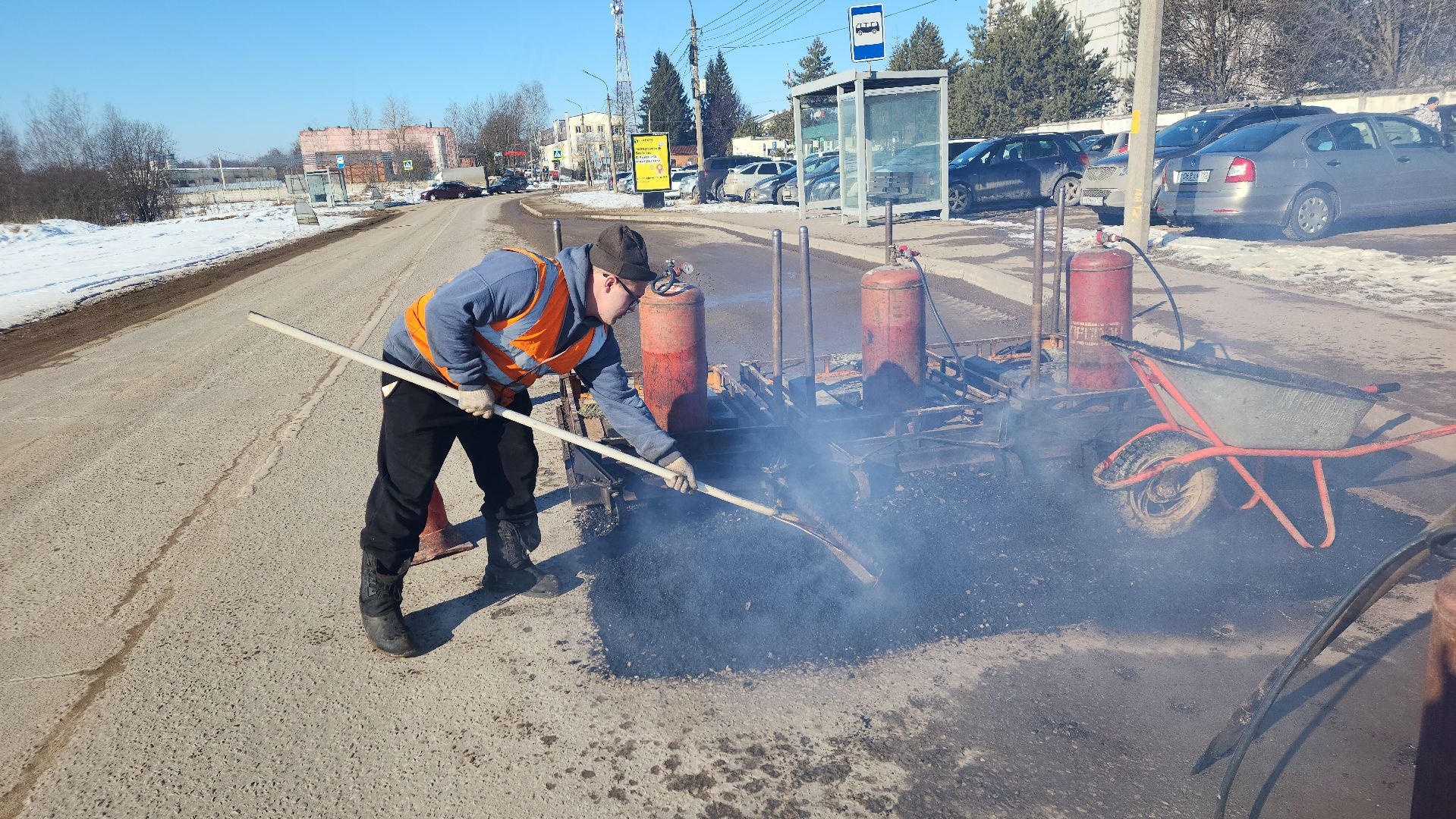 волоколамск, ямочный ремонт дорог,