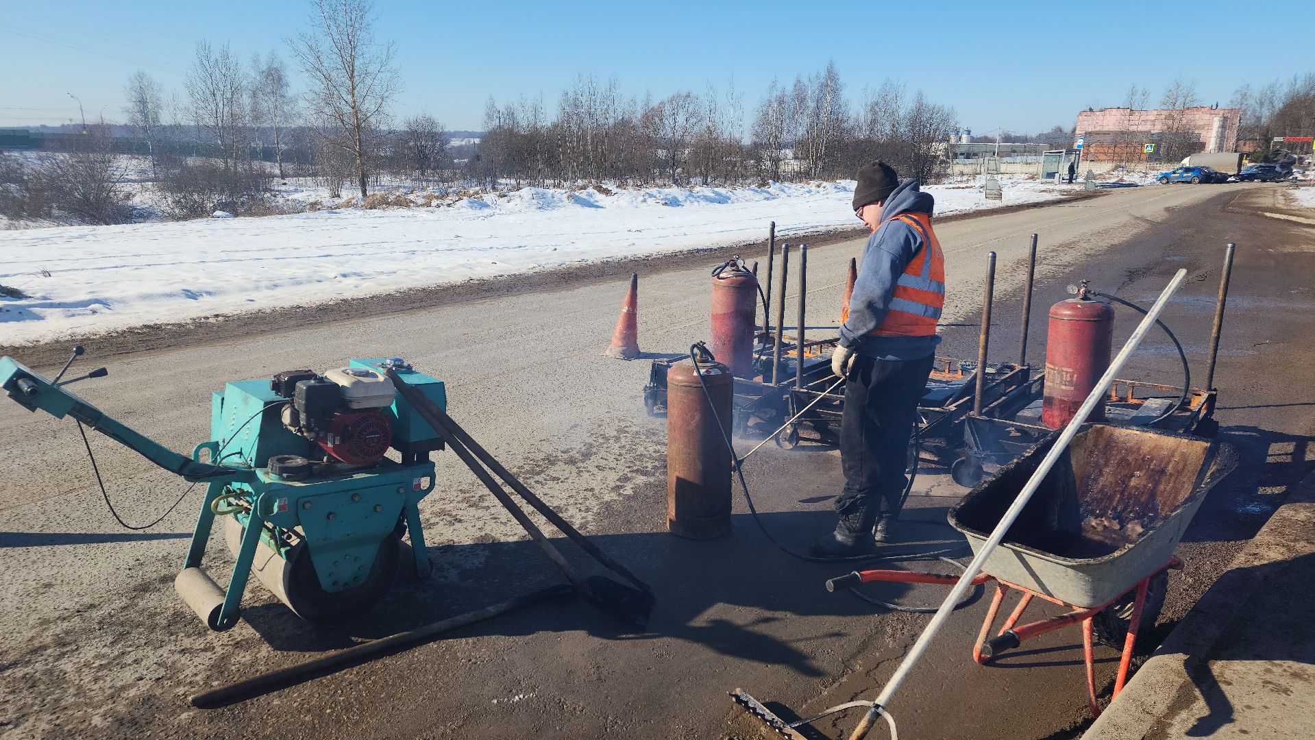 волоколамск, ямочный ремонт дорог,