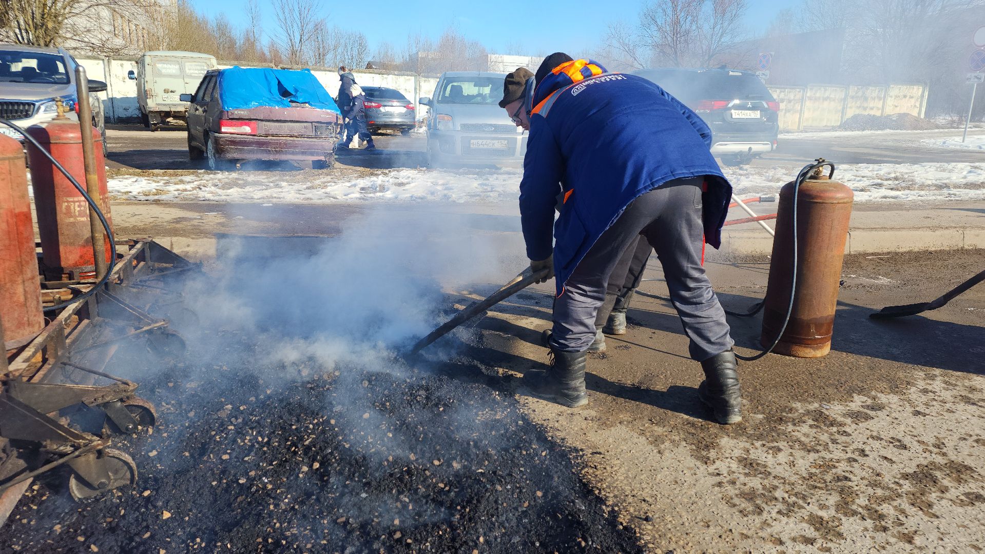 волоколамск, ямочный ремонт дорог,