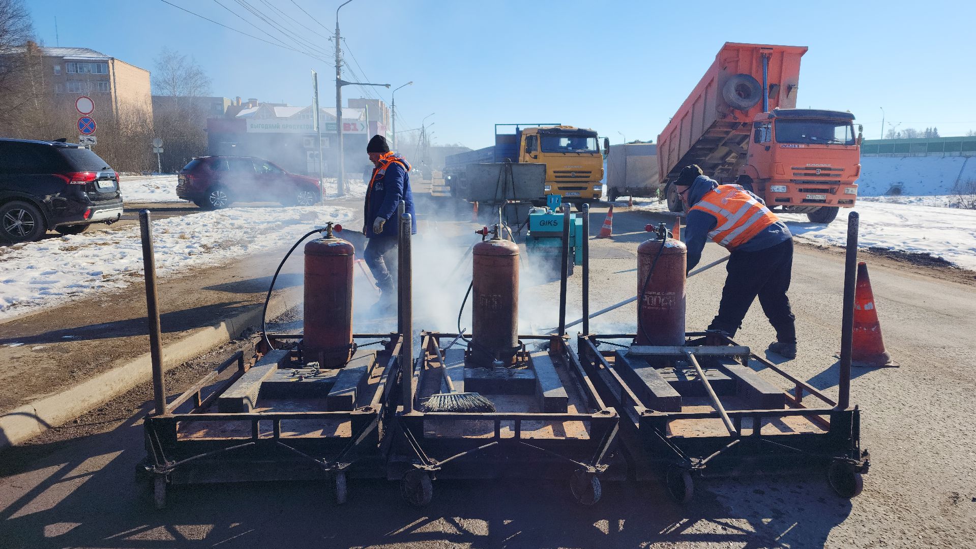 волоколамск, ямочный ремонт дорог,