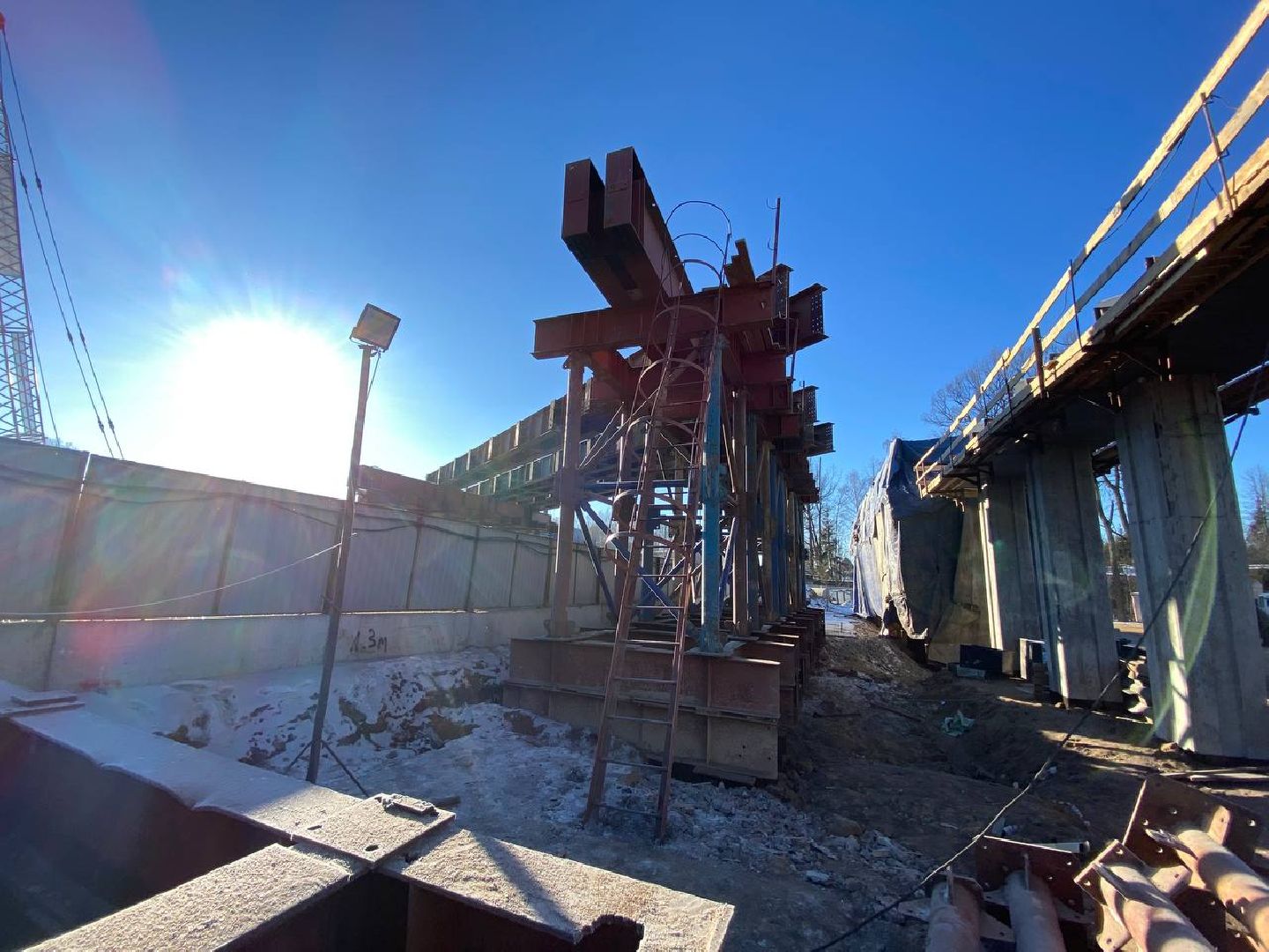 вертикалки, путепровод, путепроводпятницкоешоссе, строительство, Сабурово, сабурово, строительствовсабурово,