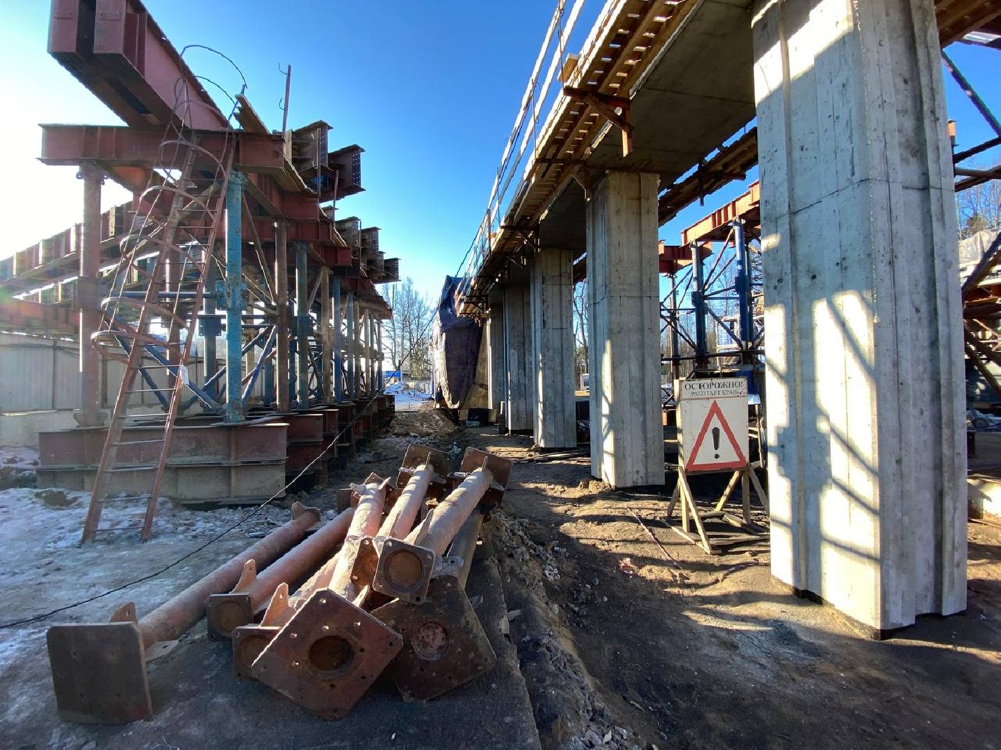 вертикалки, путепровод, путепроводпятницкоешоссе, строительство, Сабурово, сабурово, строительствовсабурово,