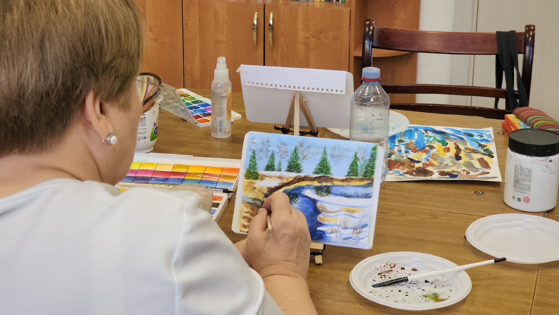 Акварель, Лобня, Мастер-класс, Художник, вертикалки,