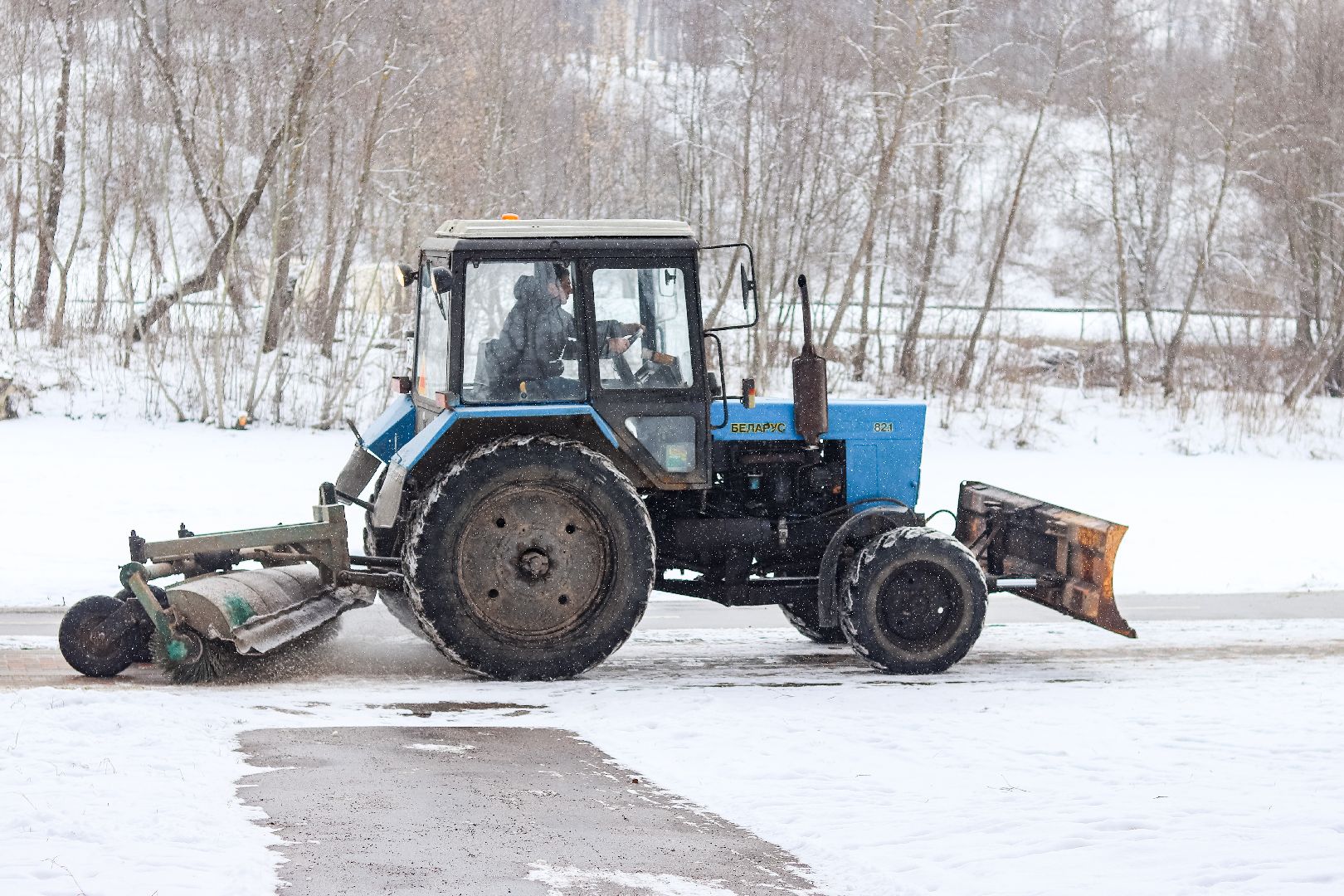 Клин, очистка дорог, ЖКХ, уборка снега, вертикалки,