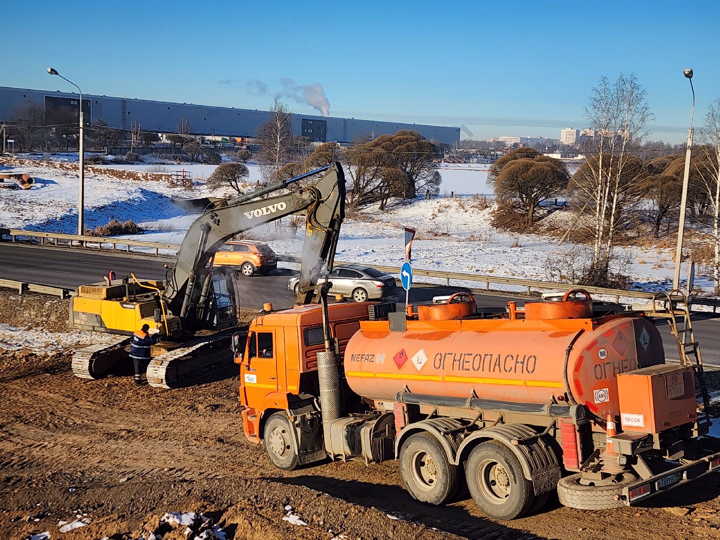 пушкино, мост, дорога, строительство,