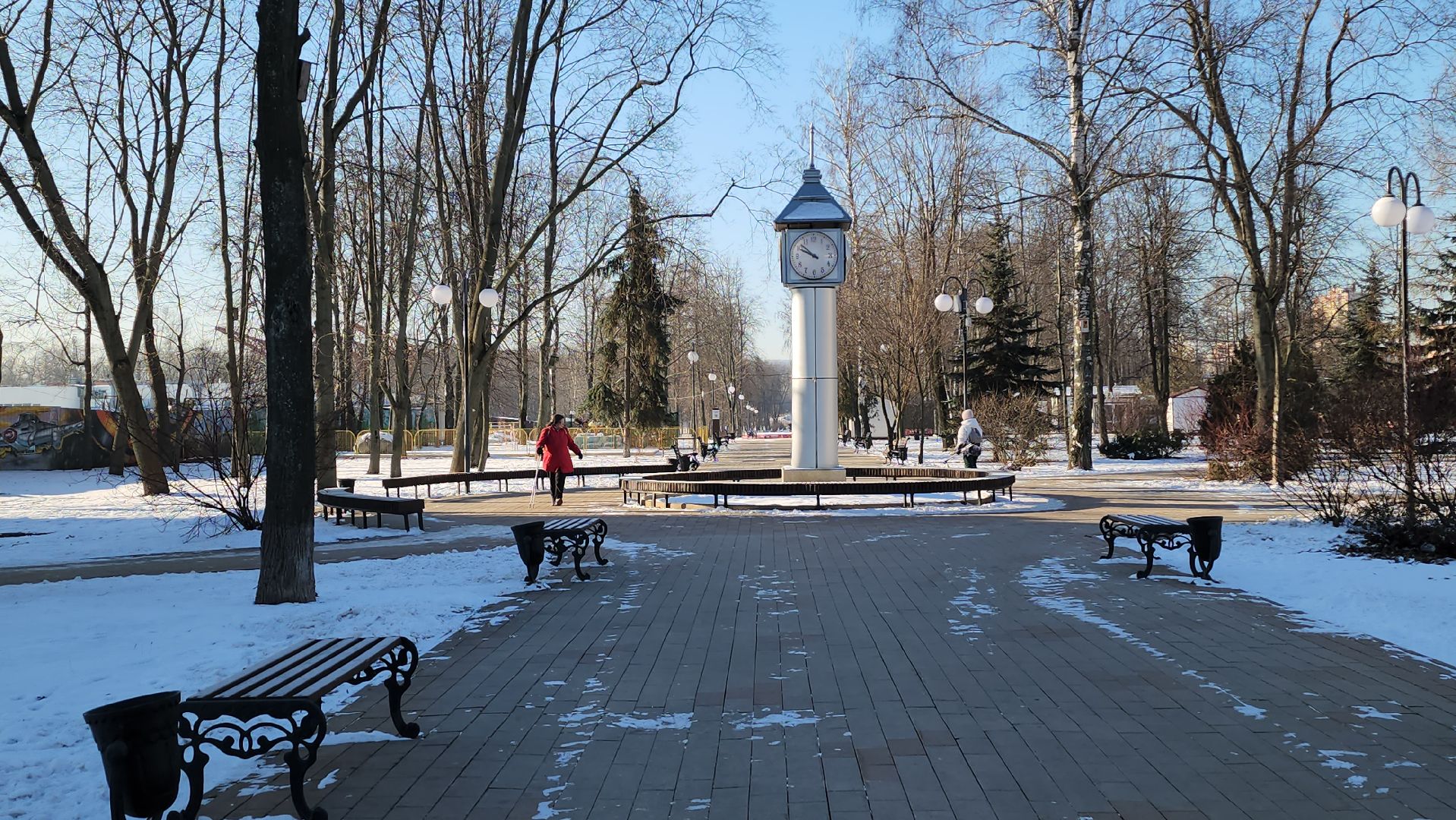 Люберцы, центральный парк люберцы, уборка территории,