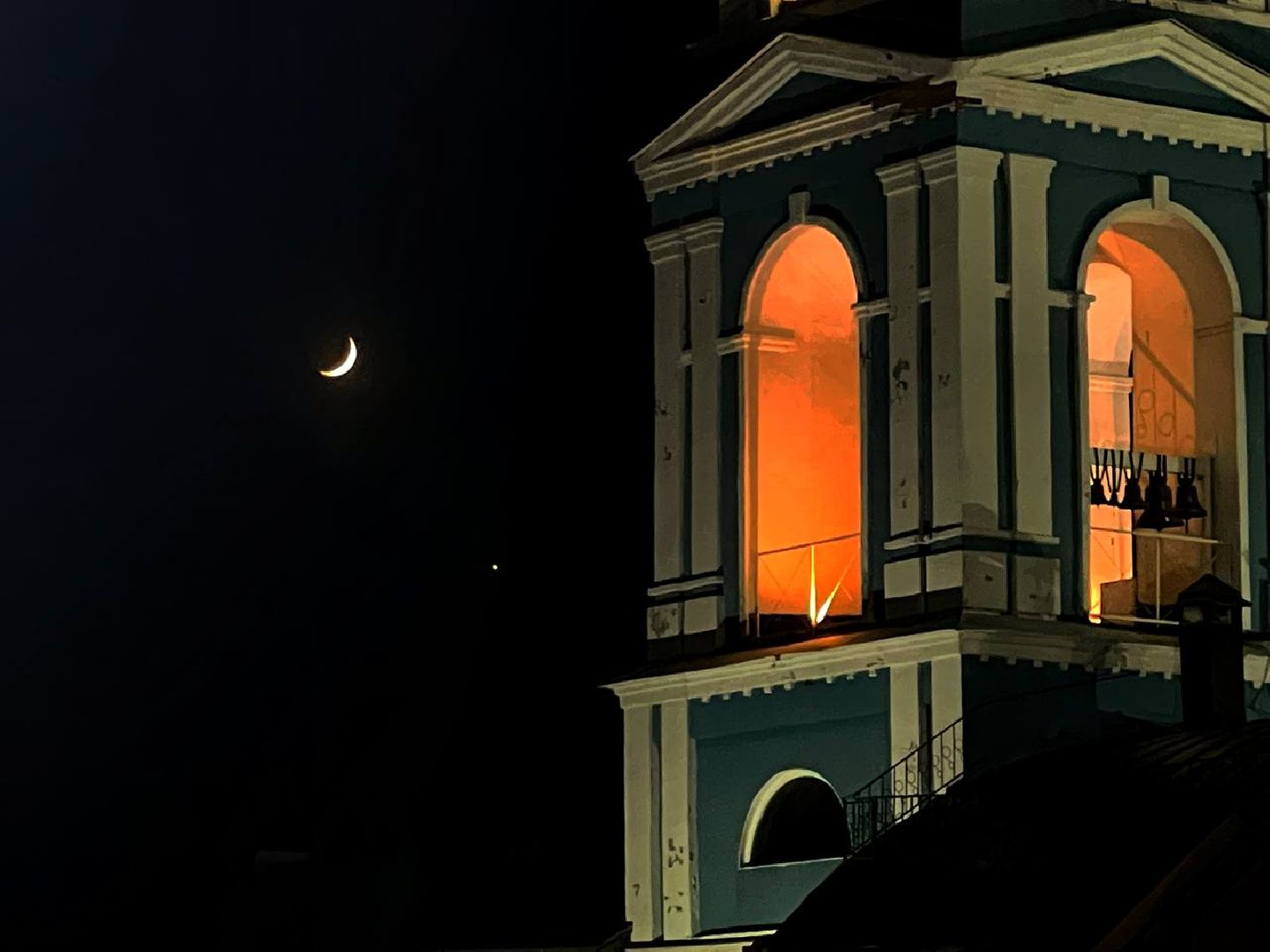 Сергиев Посад, Сергиево-Посадский городской округ, Северное сияние, Луна, Венера, Погода