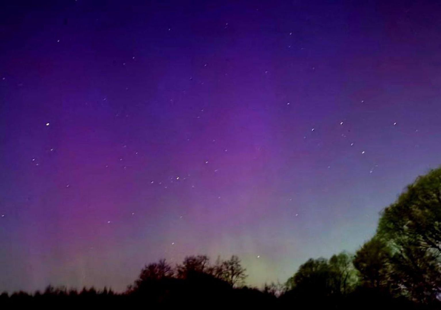 Сергиев Посад, Сергиево-Посадский городской округ, Северное сияние, Луна, Венера, Погода