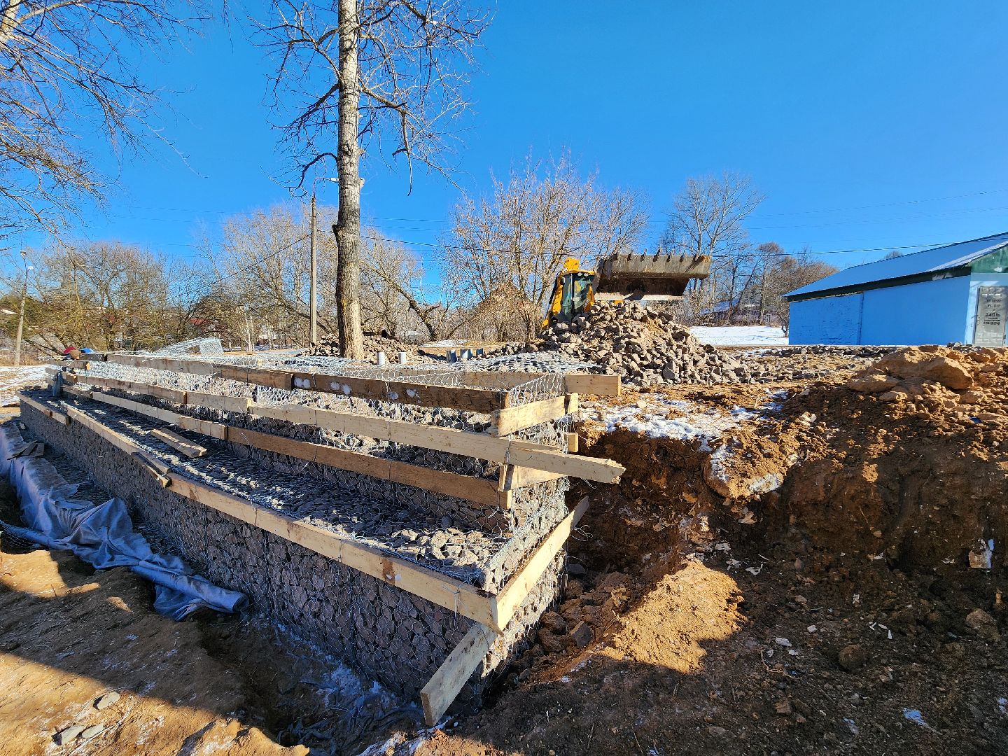 Чехов, улица Береговая, набережная реки Теребенка, благоустройство, обновление, реконструкция, подпорные стенки, габионы, укрепление откосов и склонов, госпрограмма московской области, формирование комфортной городской среды, нацпроект жилье и городская среда, вертикалки,