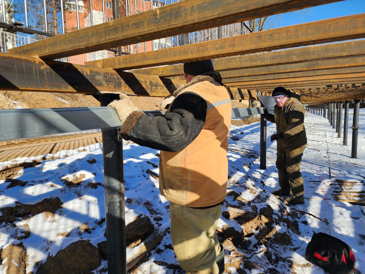 Чехов, улица Береговая, набережная реки Теребенка, благоустройство, обновление, прокладка сетей электроснабжения, инженерные коммуникации, наружное освещение, закладные под электрический кабель, госпрограмма московской области, формирование комфортной городской среды,