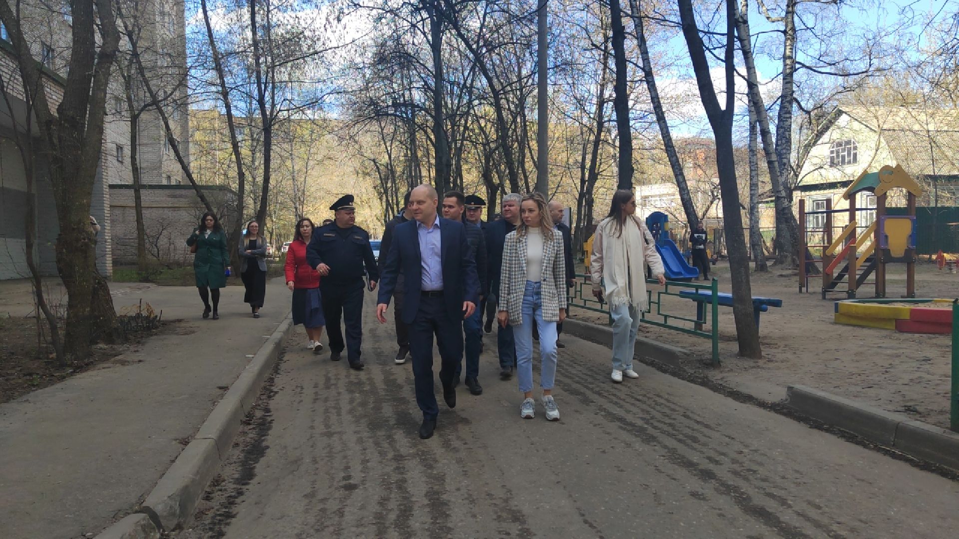 Пушкино, благоустройство, ГУСТ, весна в Подмосковье