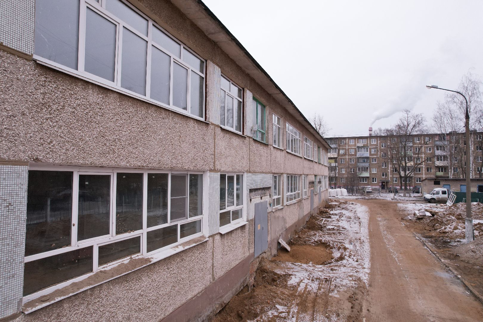 видео с коптера, орехово-зуево, детский сад, ремонт,