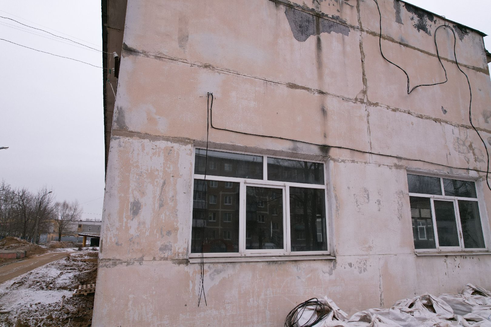 видео с коптера, орехово-зуево, детский сад, ремонт,