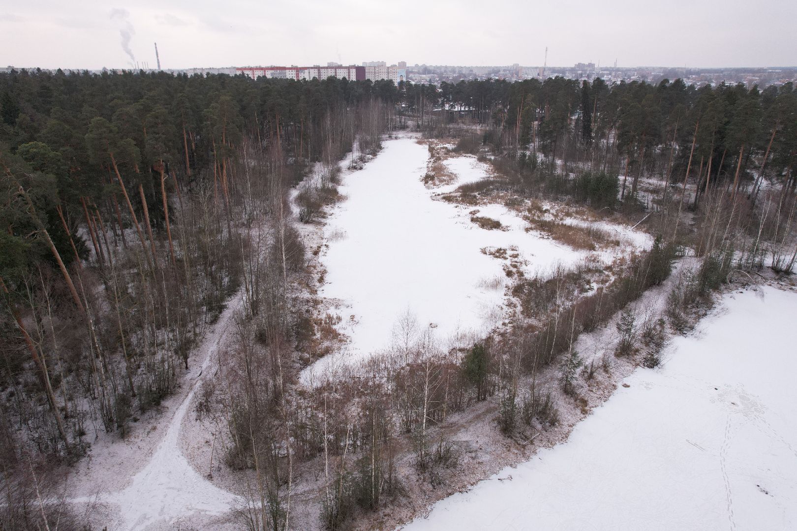 видео с коптера, орехово-зуево, благоустройство парка,