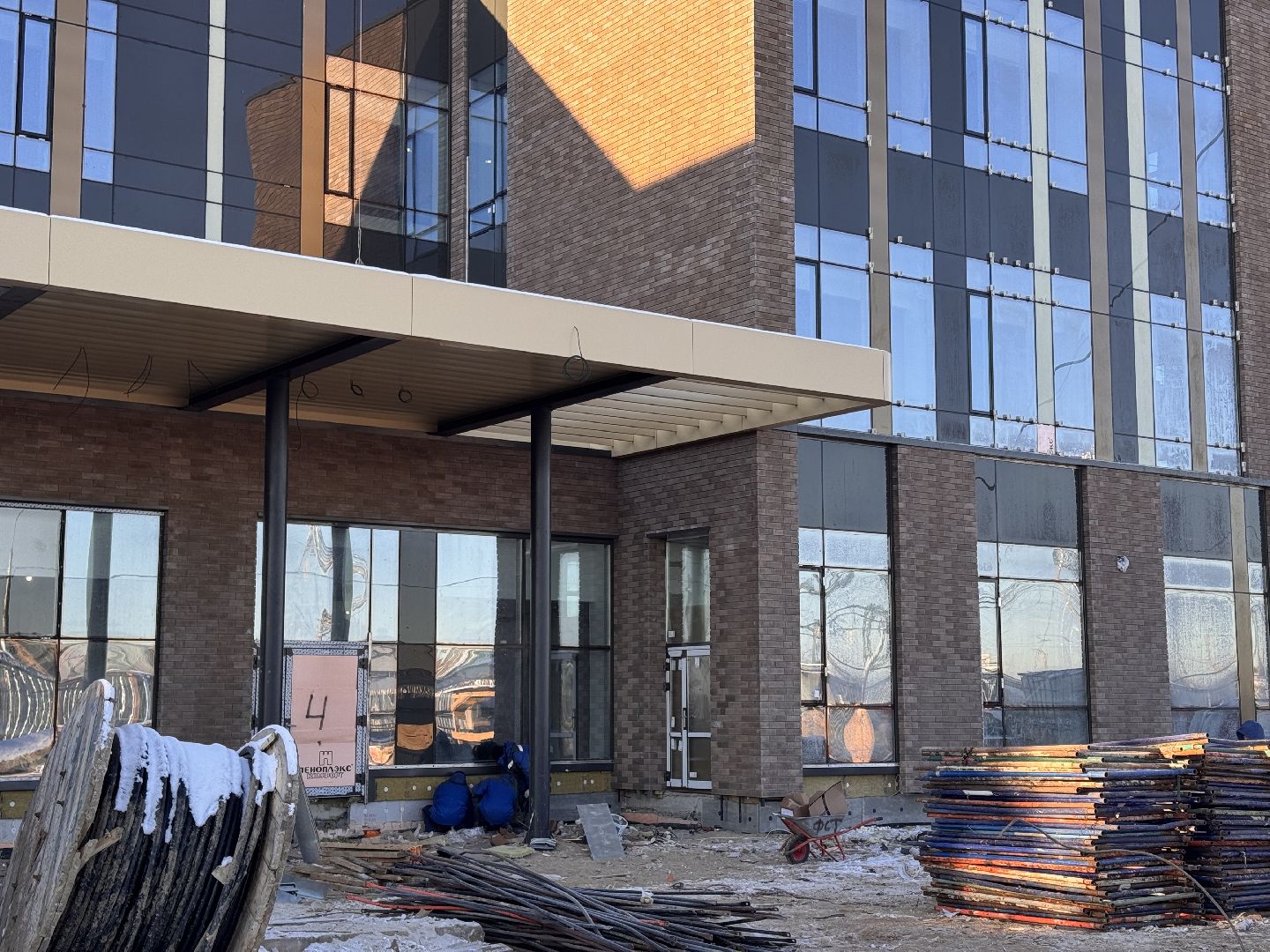 Новый консультативно-диагностический центр, Новый КДЦ в Ромашково, Одинцовская областная больница, вертикалки,