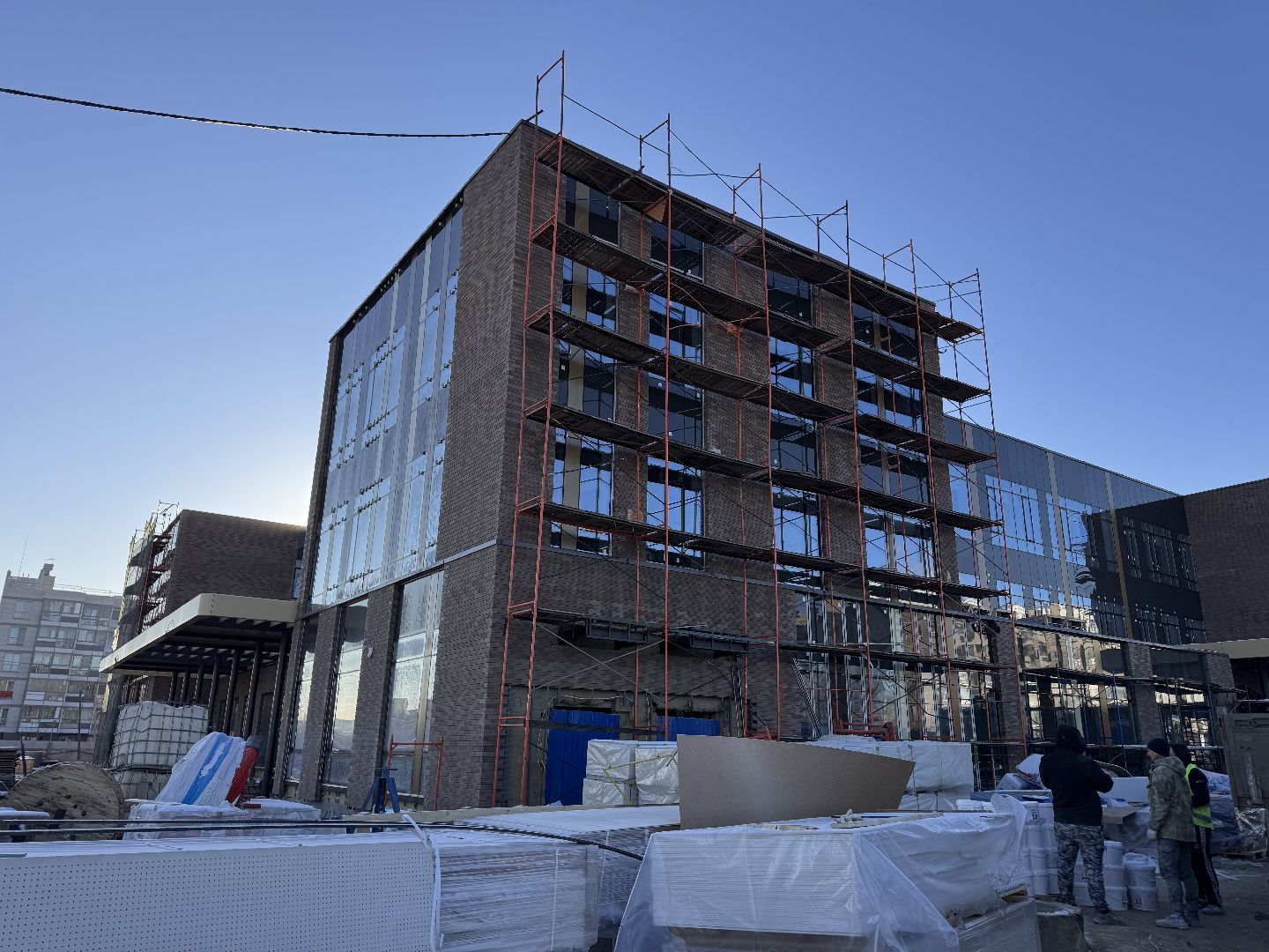 Новый консультативно-диагностический центр, Новый КДЦ в Ромашково, Одинцовская областная больница, вертикалки,