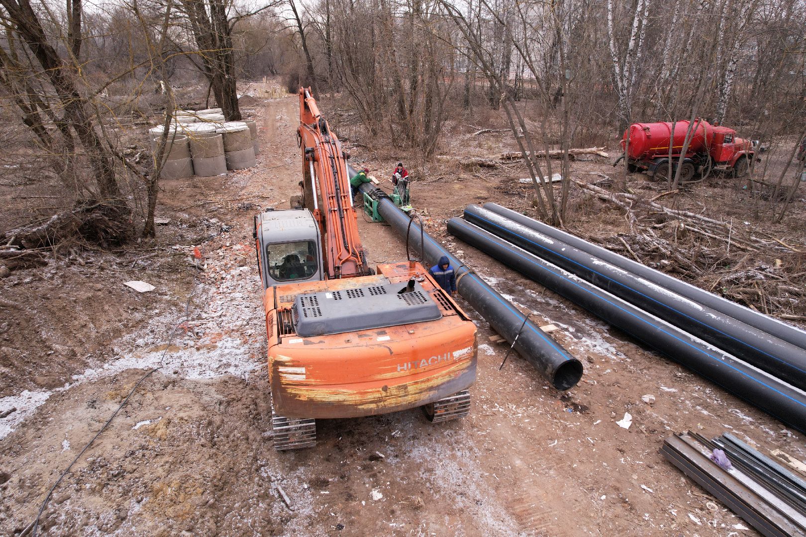 видео с коптера, орехово-зуево, благоустройство сквера, ликино-дулево,