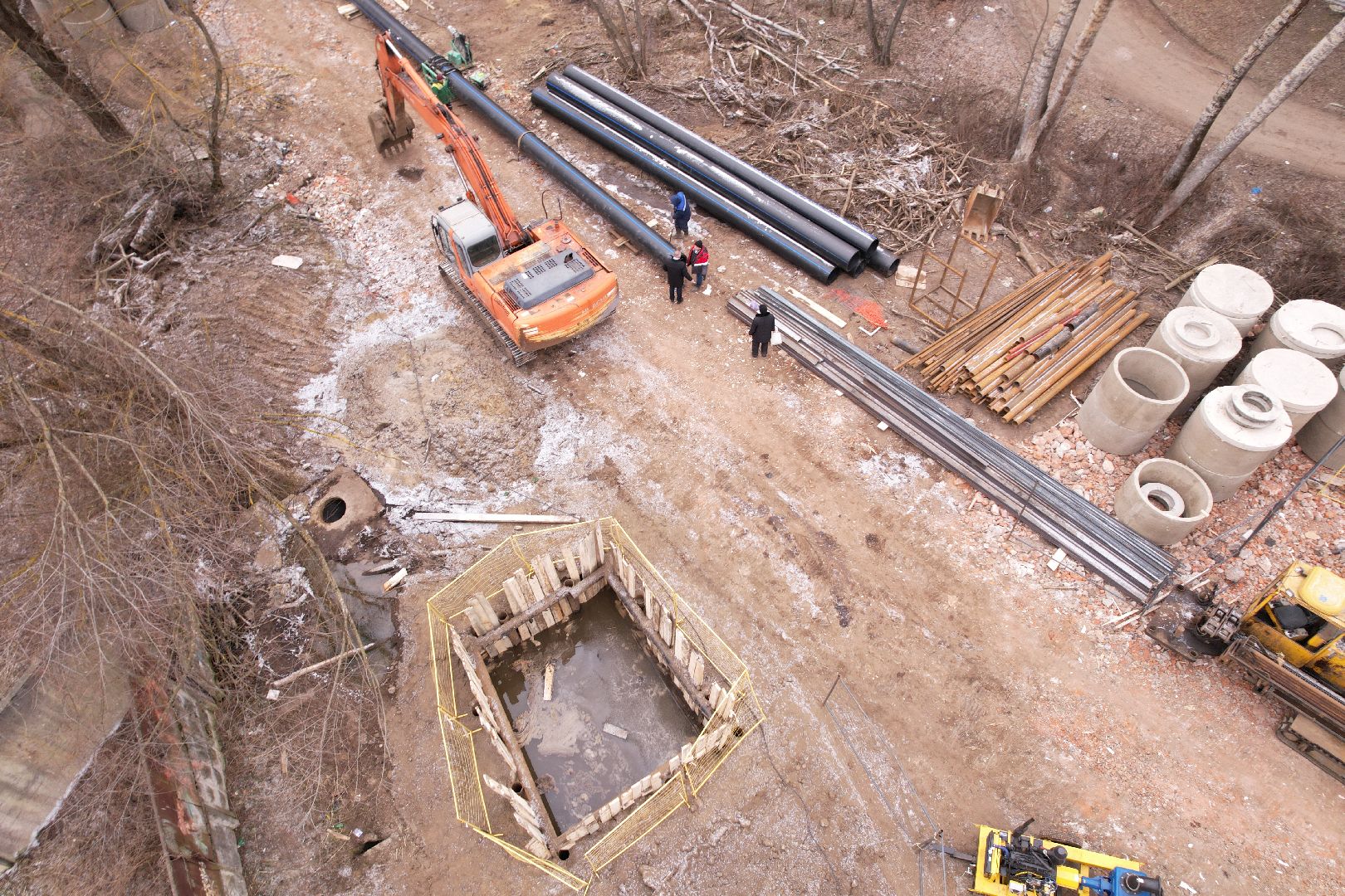 видео с коптера, орехово-зуево, благоустройство сквера, ликино-дулево,