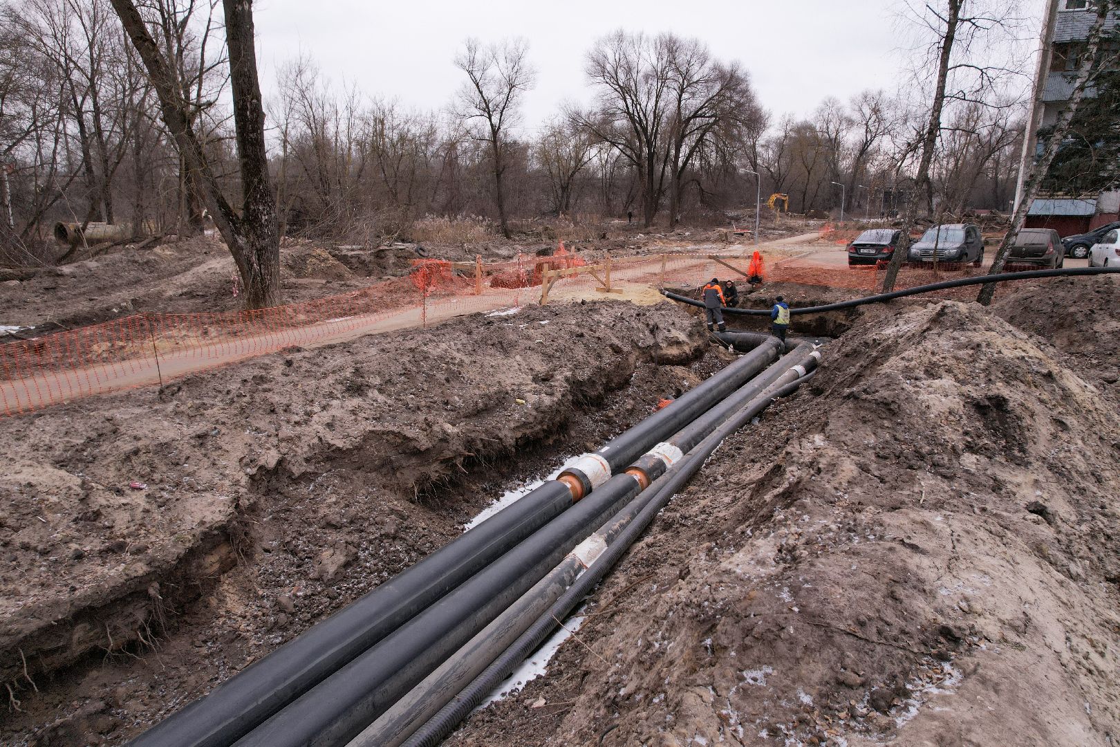 видео с коптера, орехово-зуево, благоустройство сквера, ликино-дулево,