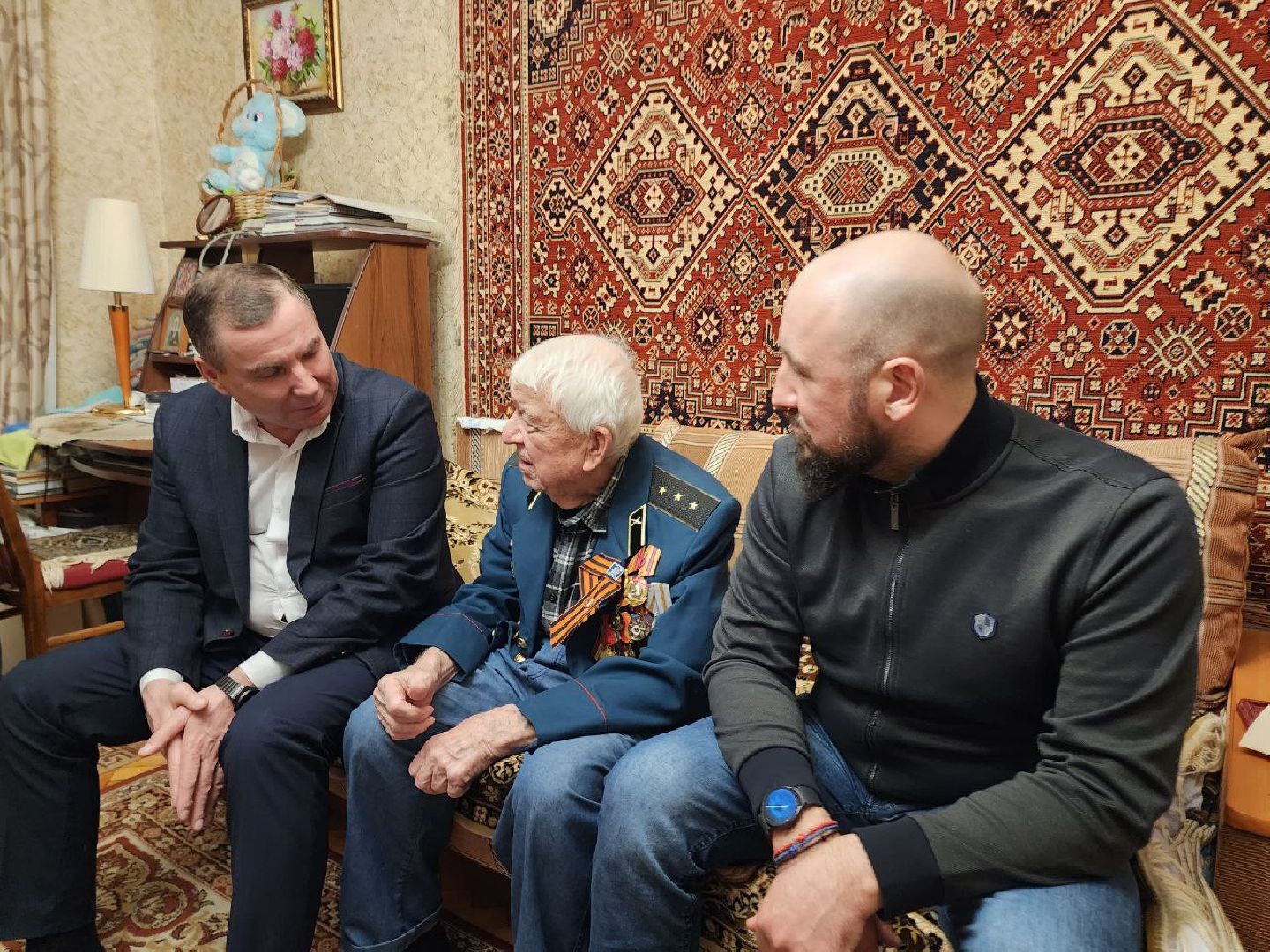 солнечногорск, медаль 80 лет победы, ветеран, поздравление, вертикалки,