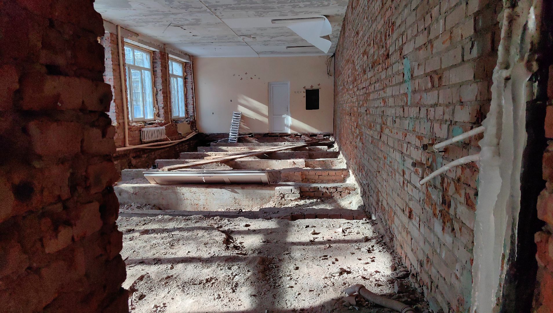 детский сад, капитальный ремонт, демонтаж, инженерные сети, стены, вертикалки,