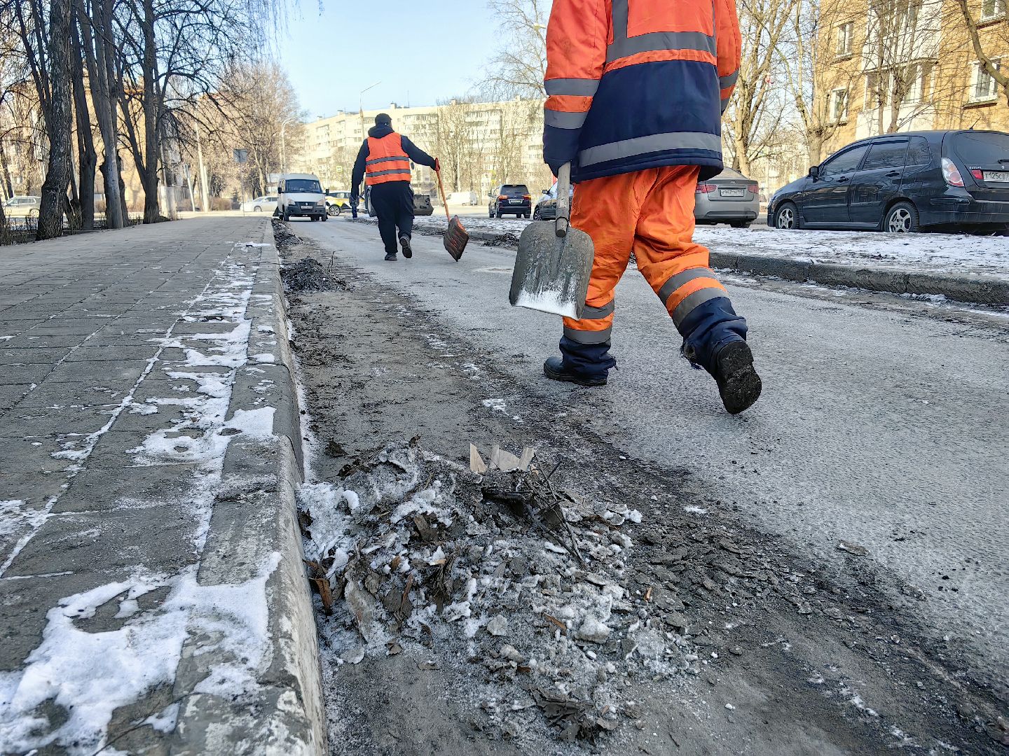 дорога, уборка улиц, мосавтодор, служба, песок, вертикалки,