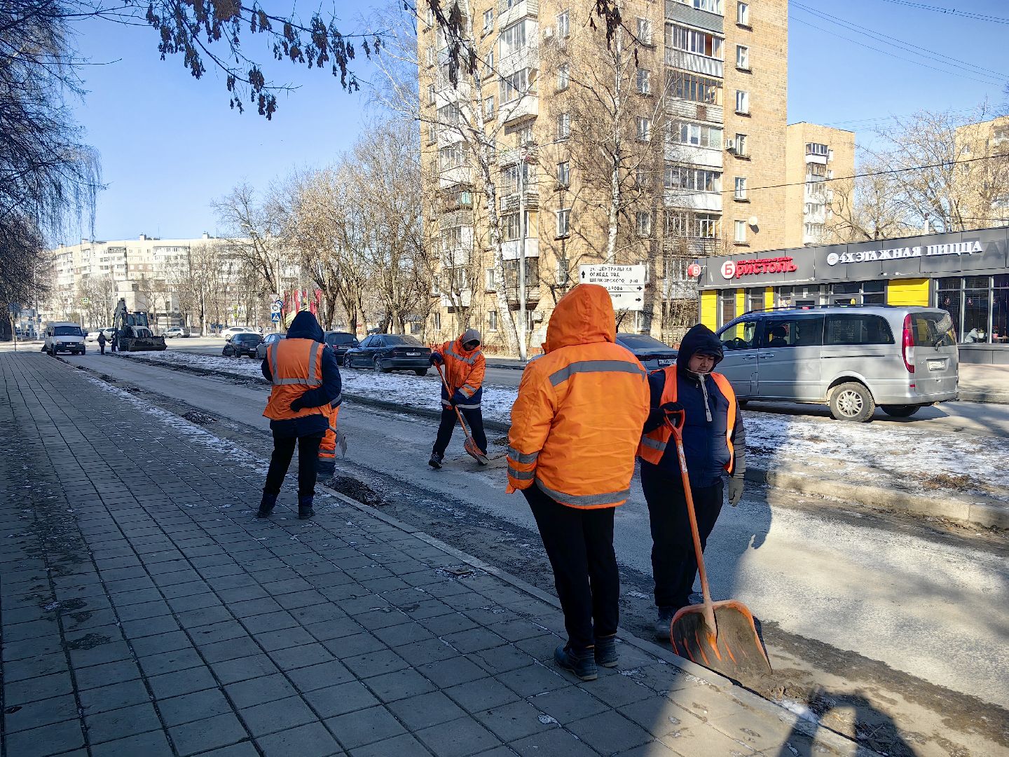 дорога, уборка улиц, мосавтодор, служба, песок, вертикалки,