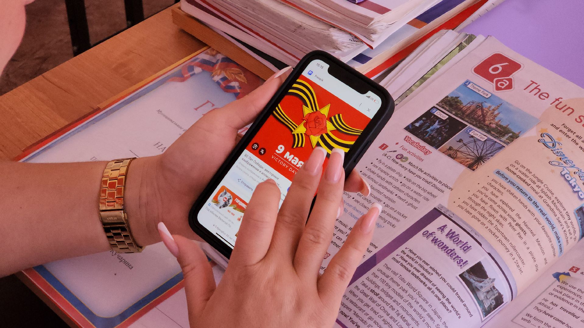 ура победе, патриотическая акция, Руза, Нестерово, нестеровский лицей,