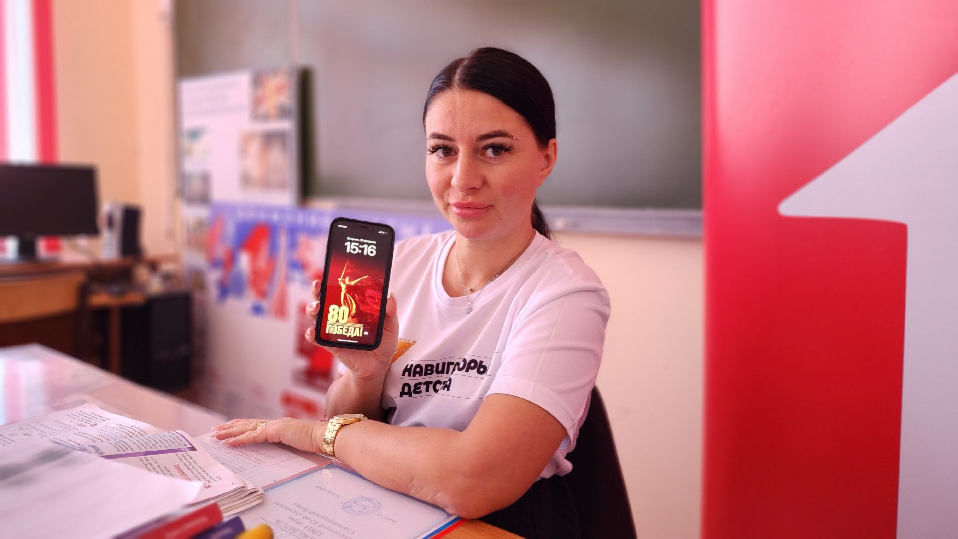 ура победе, патриотическая акция, Руза, Нестерово, нестеровский лицей,