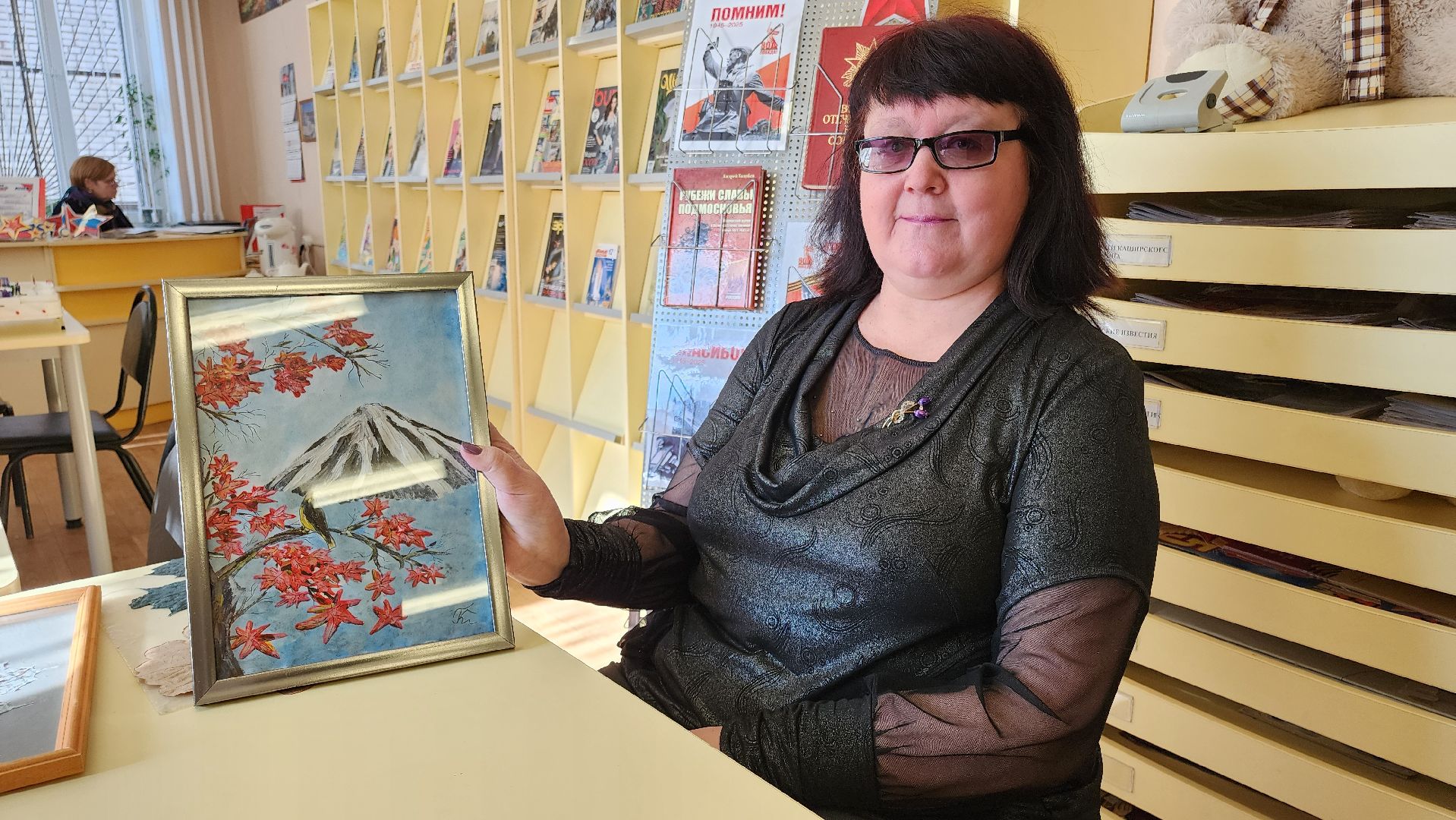 кашира, художник, живопись, картина, вертикальное, библиотека, вертикалки,