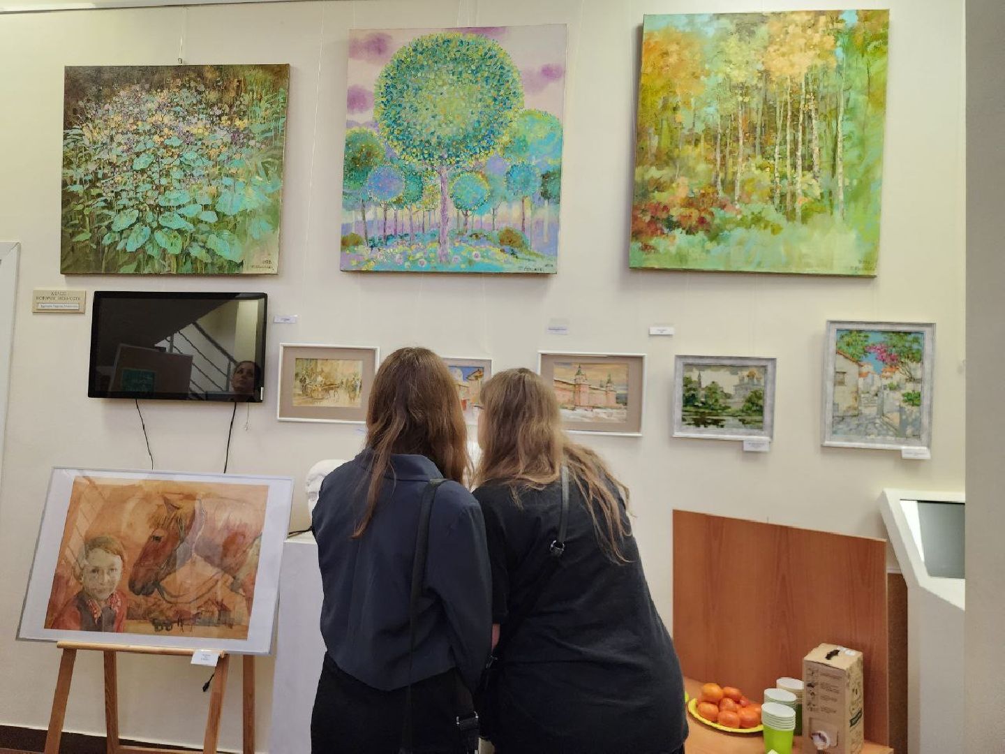 Выставка картин, Истра, Юбилей,школа искусств,