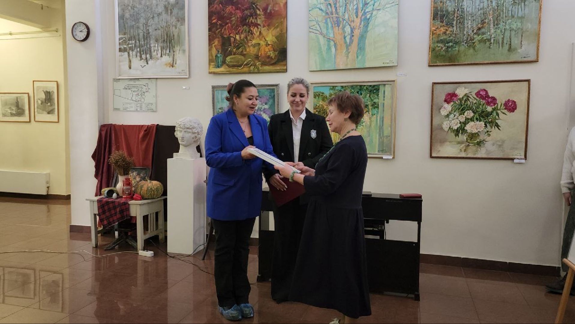 Выставка картин, Истра, Юбилей,школа искусств,