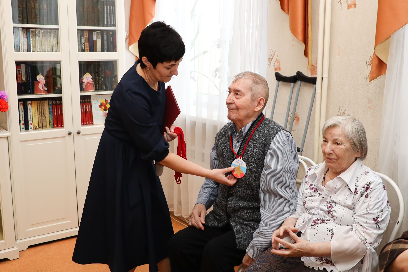 ивантеевка, интернат, пожилые люди, подарки, праздник,нежный бизнес, забота о жителях,