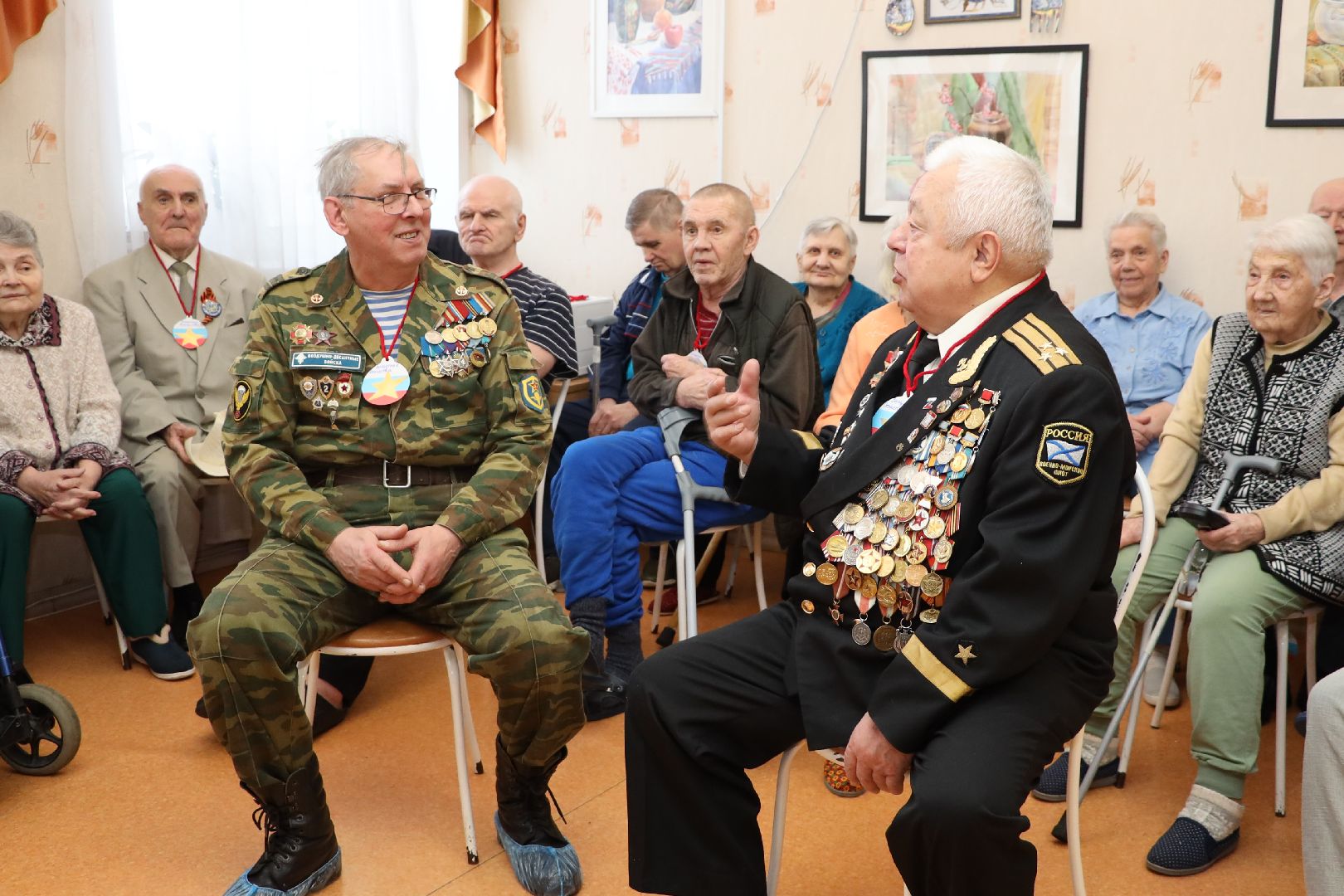 ивантеевка, интернат, пожилые люди, подарки, праздник,нежный бизнес, забота о жителях,