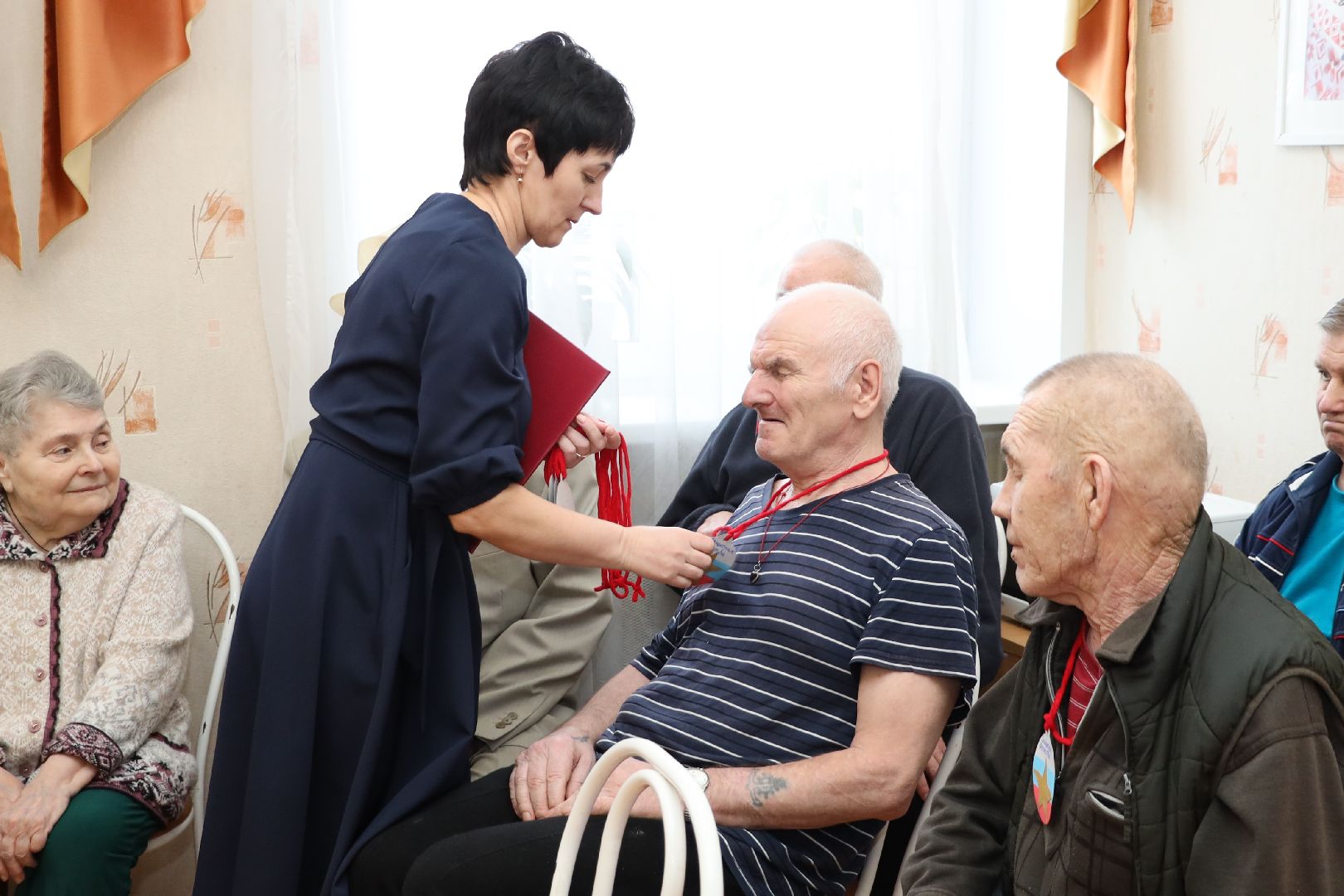 ивантеевка, интернат, пожилые люди, подарки, праздник,нежный бизнес, забота о жителях,
