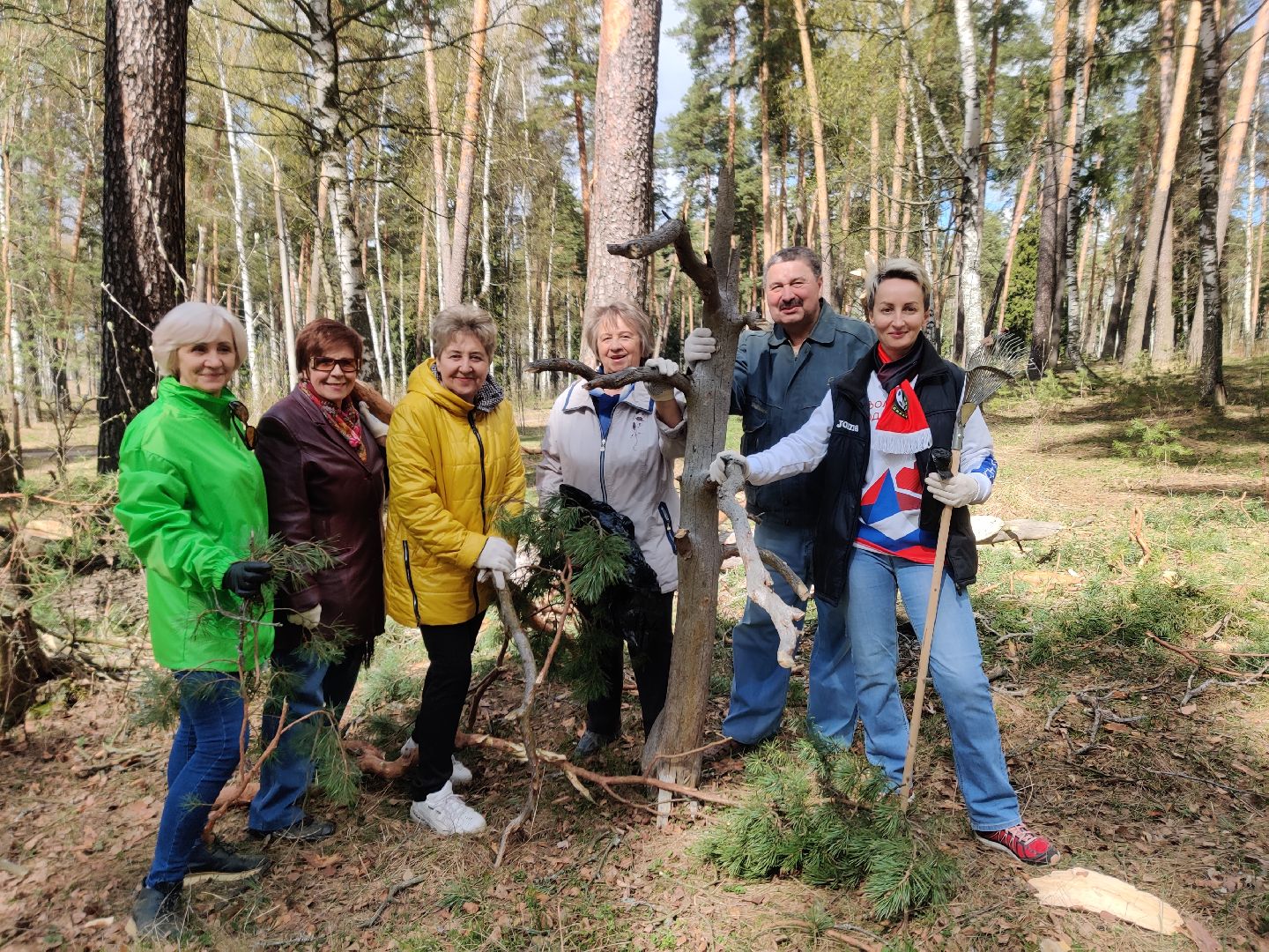 Красноармейск, Пушкинский, Банный лес, субботник, общественники