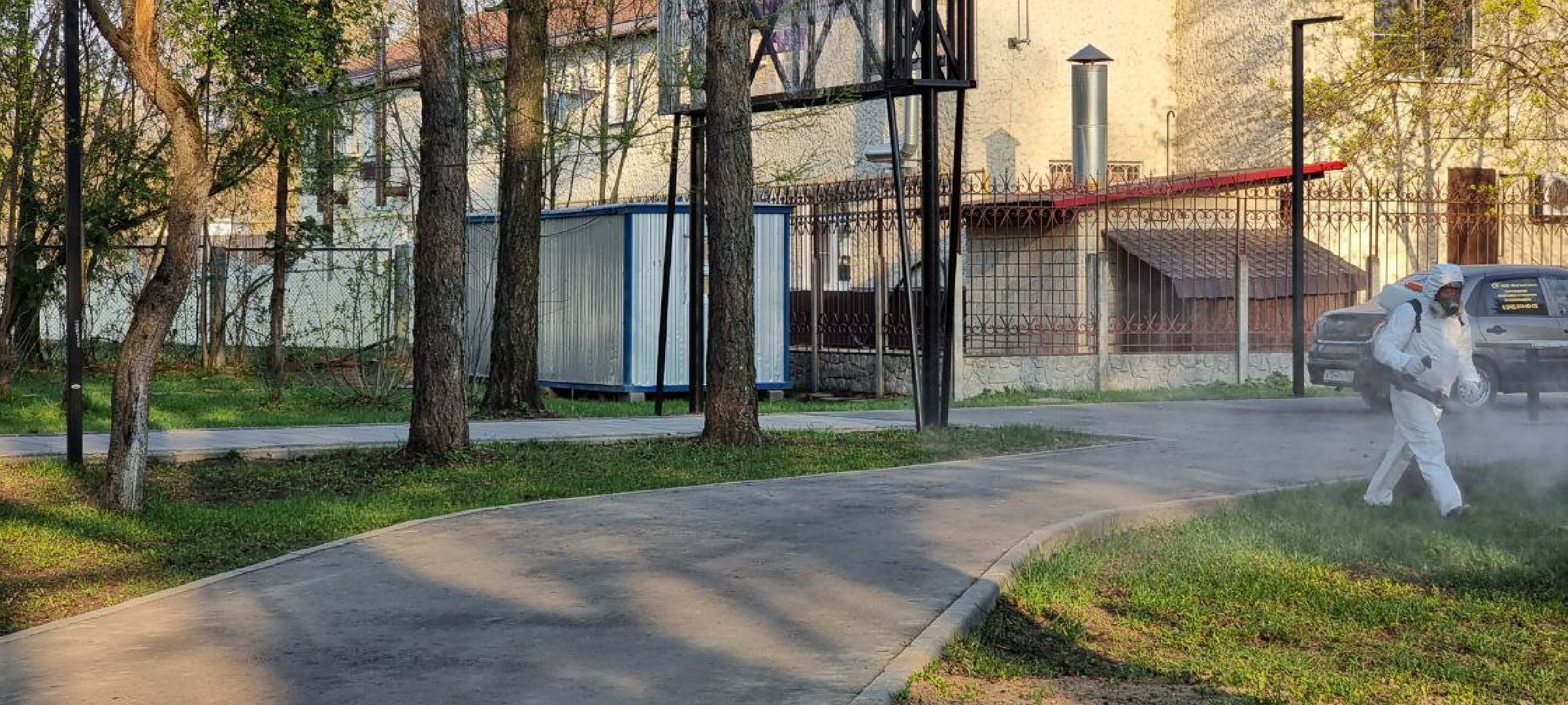 парк, противоклещевая обработка, клещи, Лосино-Петровский