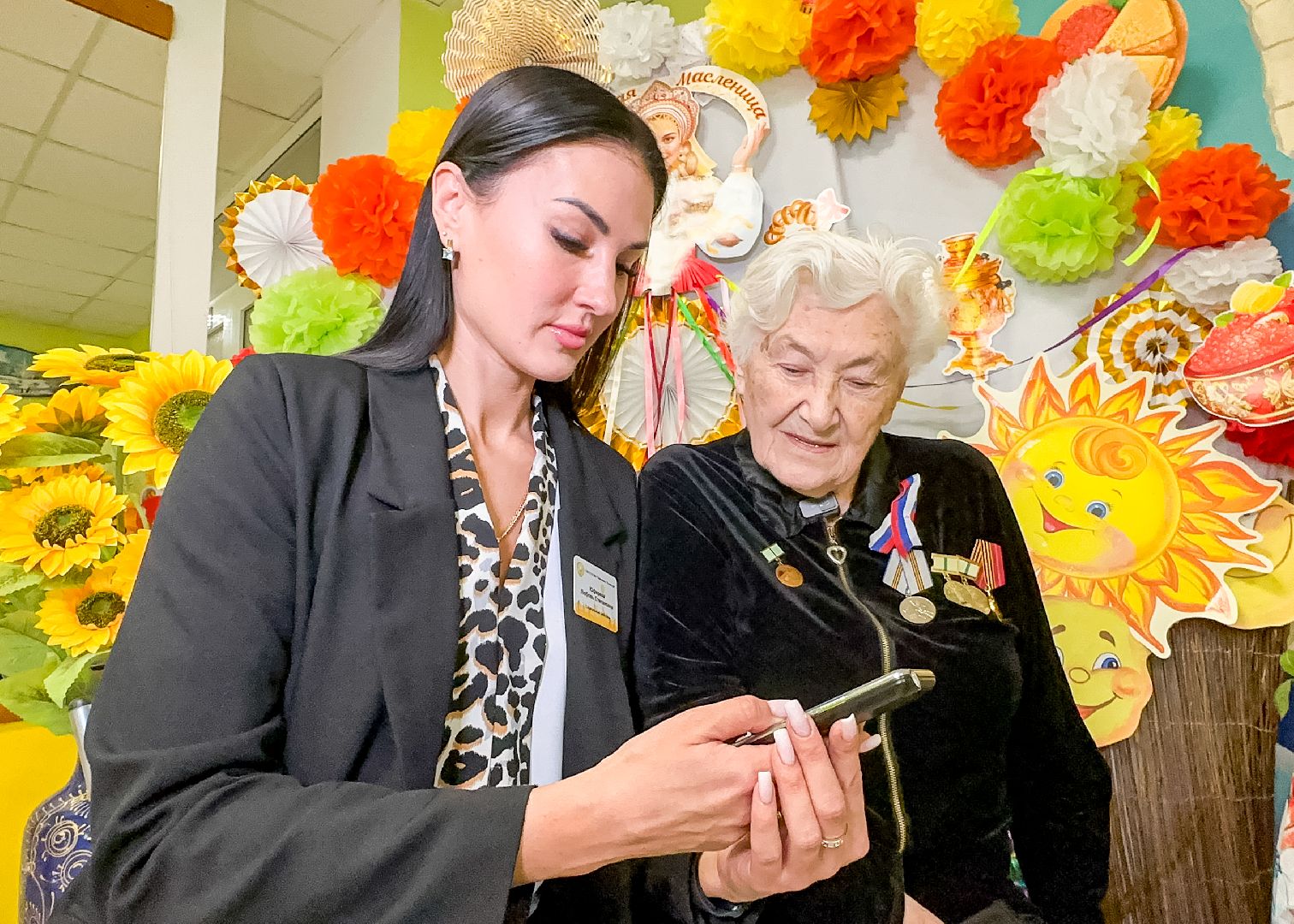 Клин, общество, ветераны, мобильная акция, вертикалки, день победы, 80 лет победы, вертикалки,