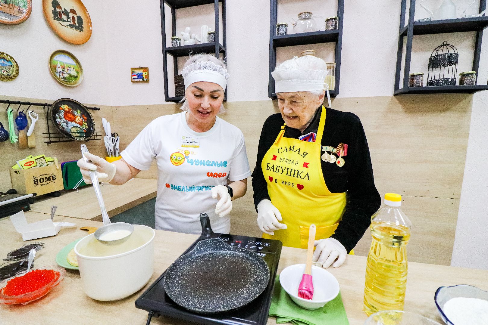 Клин, общество, блины, масленица, ветераны ВОВ, мастер класс, вертикалки,