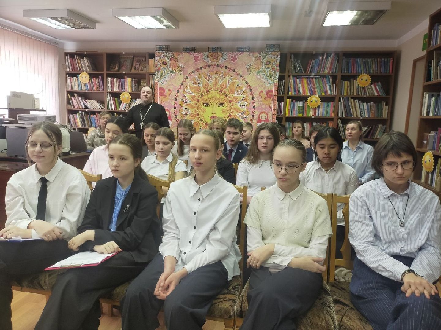 Масленица, Лобня, Беседа с батюшкой, вертикалки,