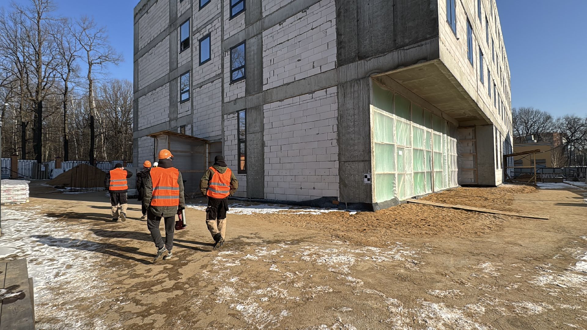 Одинцово, Строительство общежития, Общежитие МГИМО, вертикалки,