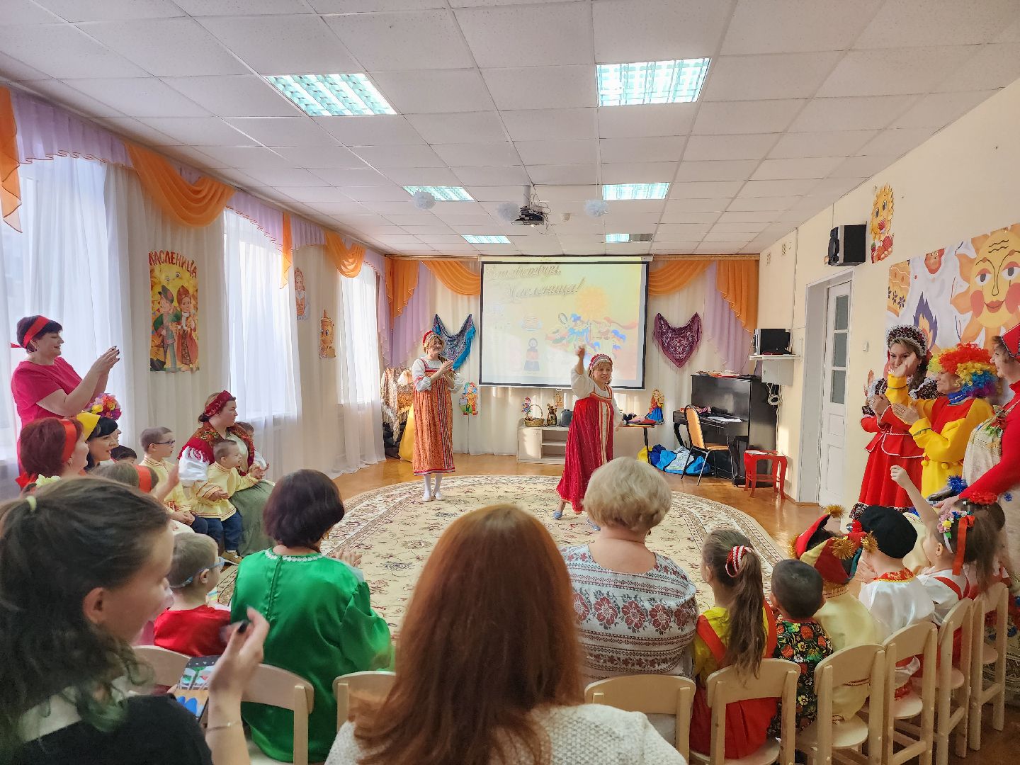 Дубна, Дети, Масленица, Детский сад, вертикалки,
