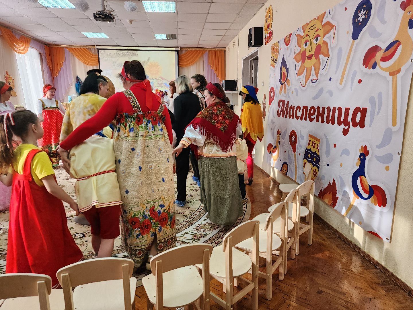 Дубна, Дети, Масленица, Детский сад, вертикалки,