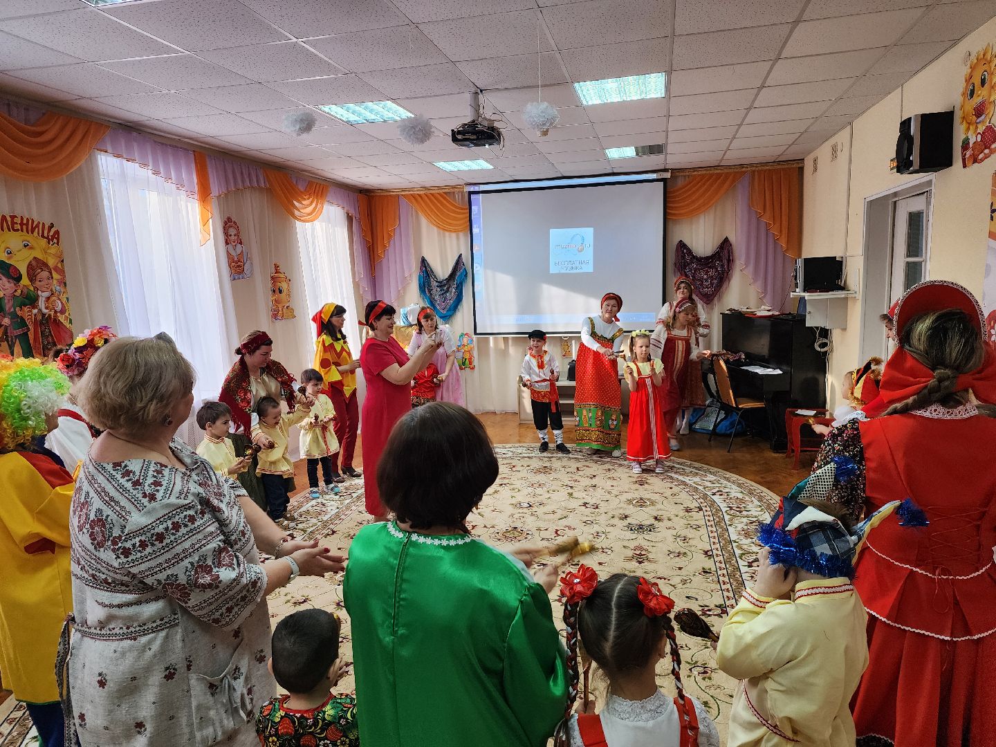 Дубна, Дети, Масленица, Детский сад, вертикалки,