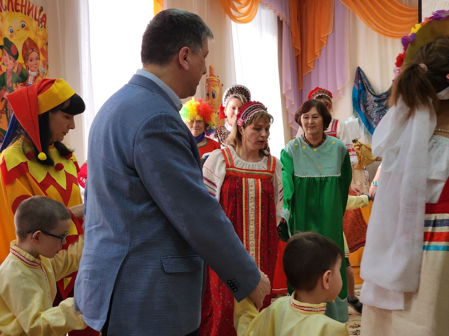 Дубна, Дети, Масленица, Детский сад, вертикалки,